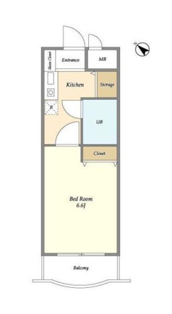 コスモリード溝の口の物件間取画像