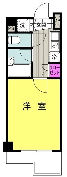 ルーブル武蔵新城の物件間取画像