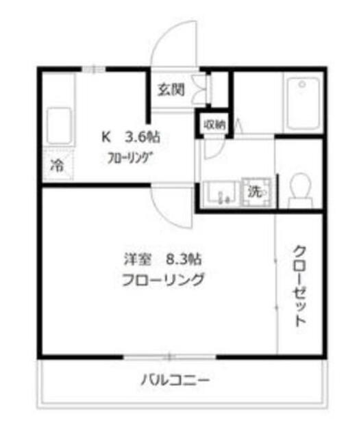 オリーブハウスの物件間取画像