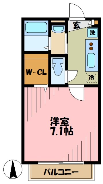 エルメゾンMの物件間取画像