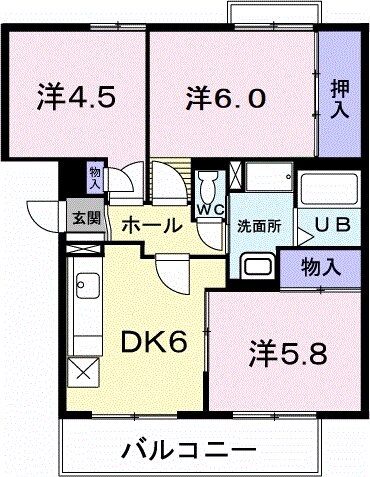 緑風館の物件間取画像