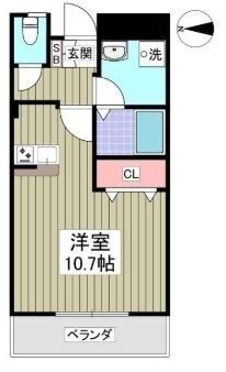 ベルフロースト弐番館の物件間取画像