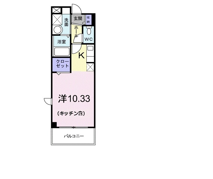 エスペランサの物件間取画像
