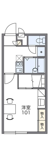 レオパレスSAITOの物件間取画像