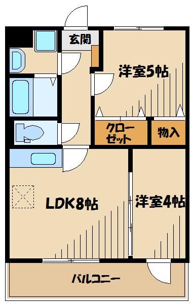 ライムランド(増築)の物件間取画像