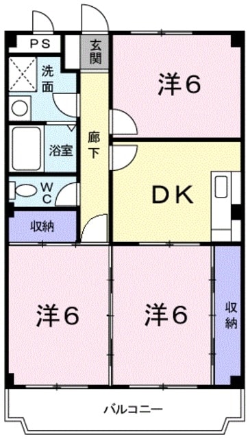 相模ガーデンコートの物件間取画像