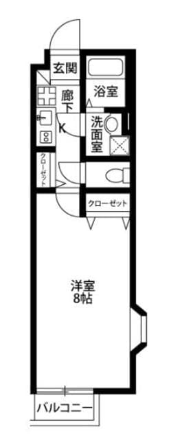 アムールF・Fの物件間取画像