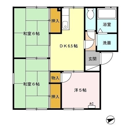 シティパル古淵の物件間取画像