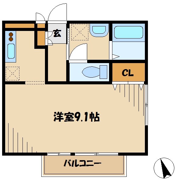 イーストウッドの物件間取画像