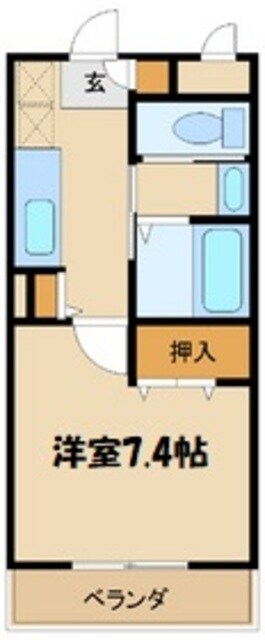 フランネルの物件間取画像