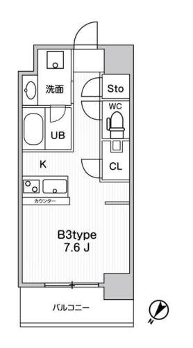 JMF Residence 町田の物件間取画像