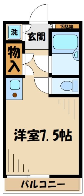 フローラル元木の物件間取画像