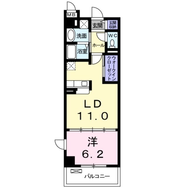 ベルテックスの物件間取画像
