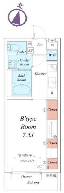 リブリ・ポピー中央林間の物件間取画像