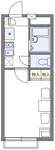 レオパレスアルテミスの物件間取画像