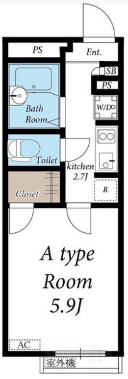 エムズステート荏田の物件間取画像