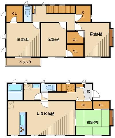 成瀬台ヒルズの物件間取画像