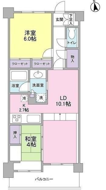 M CROSSの物件間取画像