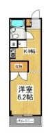 ヤマザキマンションの物件間取画像