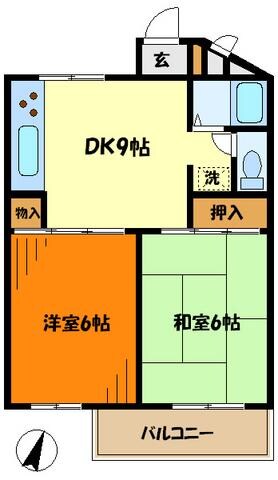 カサ・デ・センテレオの物件間取画像