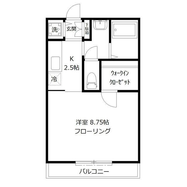 オリーブハウスの物件間取画像