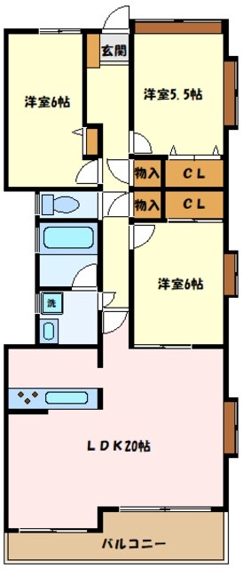 読売ランド第一マンションズの物件間取画像