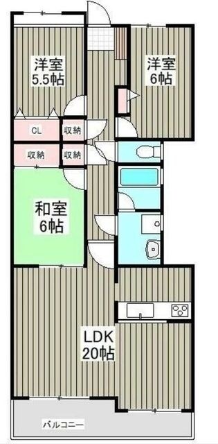 読売ランド第一マンションズの物件間取画像