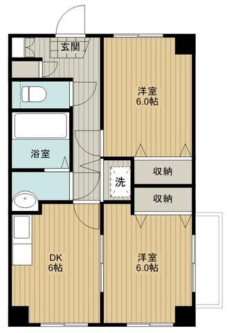 レフォール登戸の物件間取画像