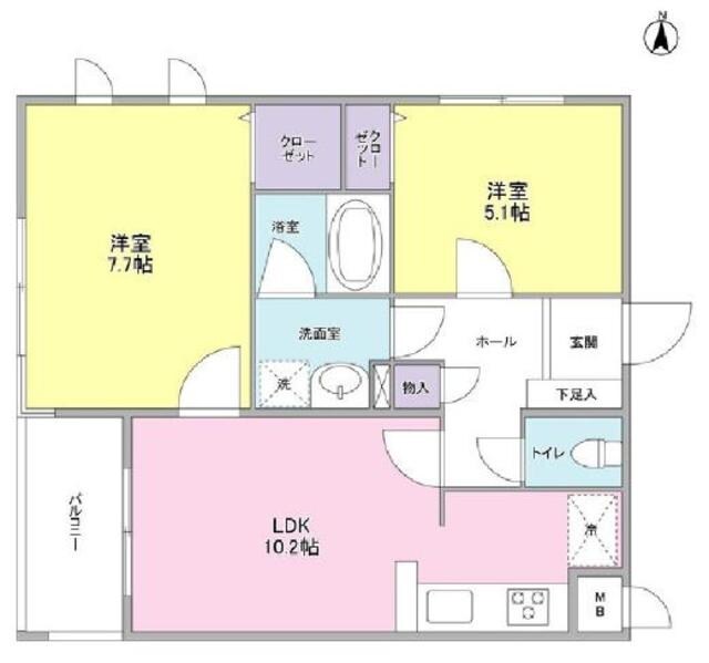 フェリチターレの物件間取画像