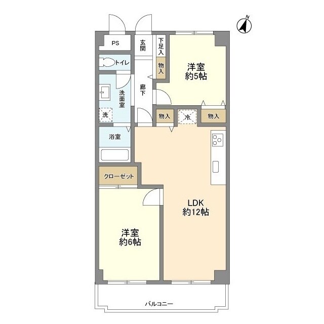 リオ梶ヶ谷の物件間取画像