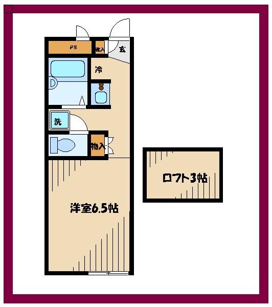 レオパレスグランドゥールの物件間取画像