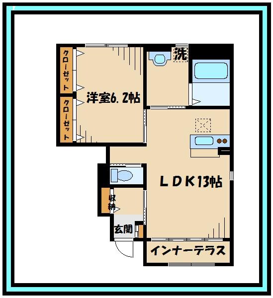 ブロッサムの物件間取画像