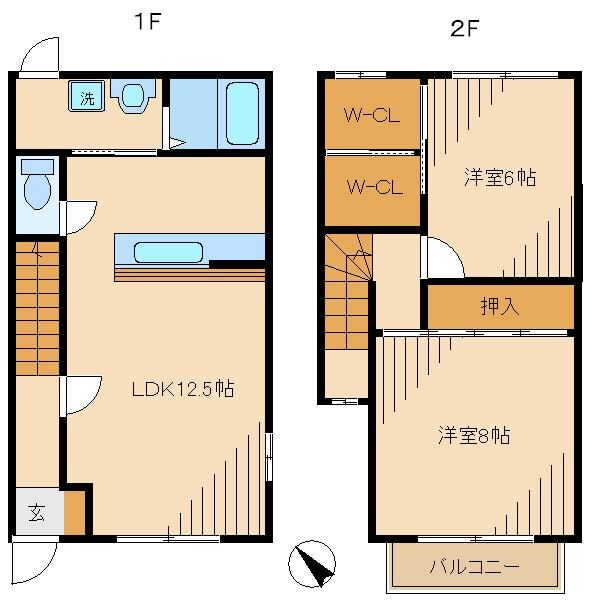 パークハイツの物件間取画像