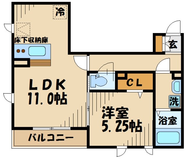 クラージュ の物件間取画像