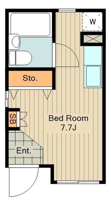 メゾンジュネスの物件間取画像