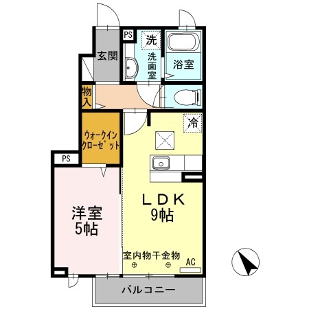 セジュールコトCDの物件間取画像