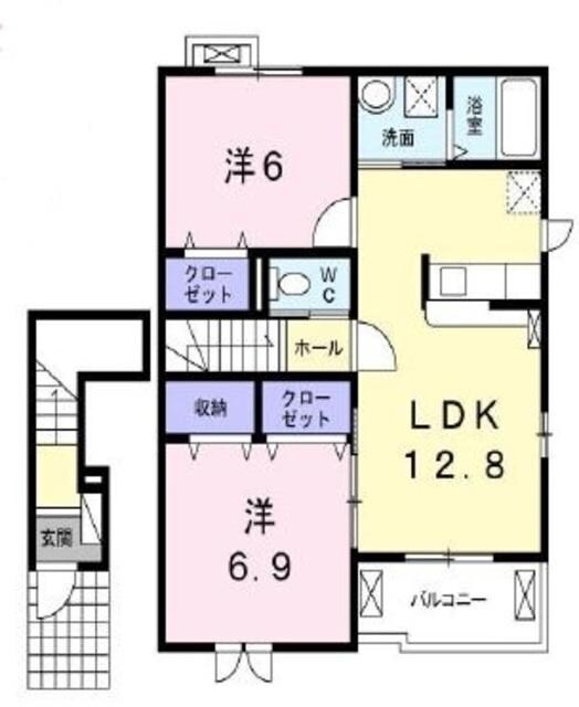 エスポワールの物件間取画像