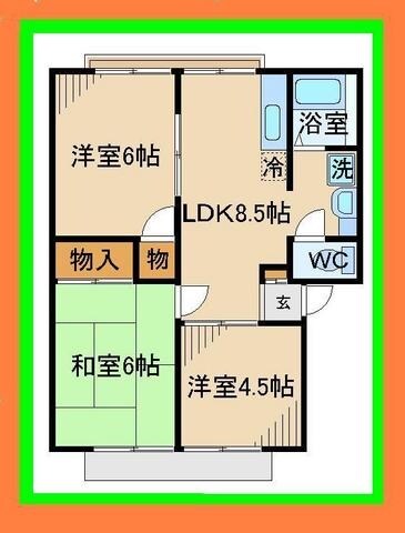 サンシティLの物件間取画像