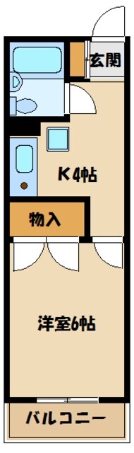 ヤマザキマンションの物件間取画像