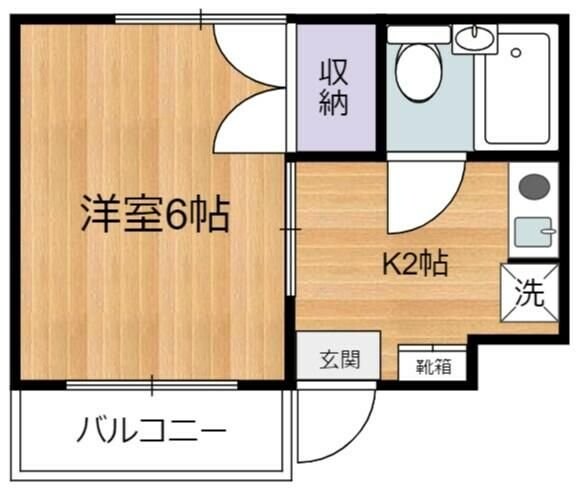コーポサニーの物件間取画像
