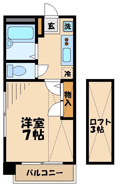 コニファーガーデン北烏山の物件間取画像