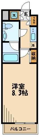 スパシエソリデ世田谷砧の物件間取画像