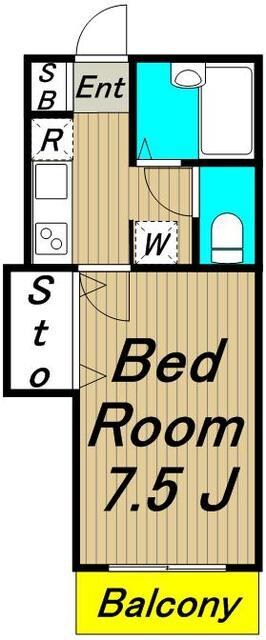 ソルクレスト北烏山の物件間取画像