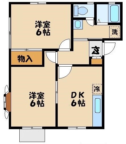 サニーヒルズの物件間取画像