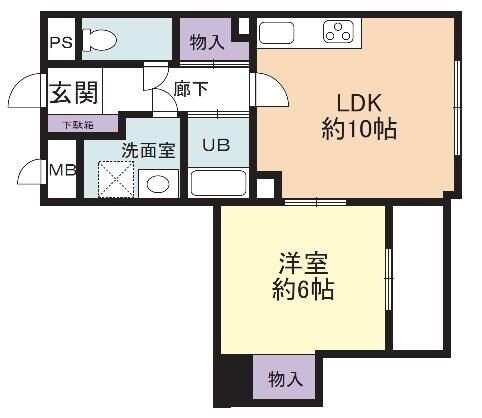 リビエール宮の坂の物件間取画像
