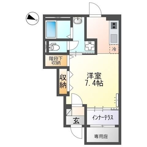 大鈴樹III(オオベルジュ)の物件間取画像