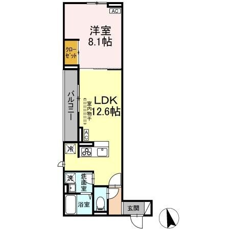 Asset-Court小金井本町Aの物件間取画像