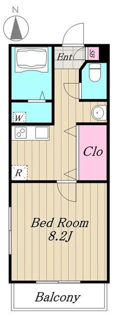 エスポワールMの物件間取画像