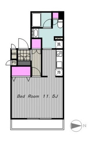 コンフォリア下北沢の物件間取画像