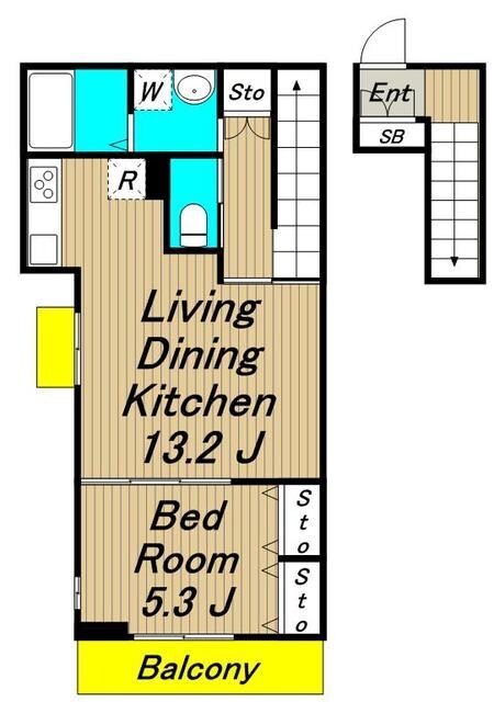 ウェルスクエア明大前の物件間取画像